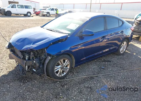 2019 Hyundai Elantra Sel from USA, damaged, VIN 5NPD84LF0KH406321
